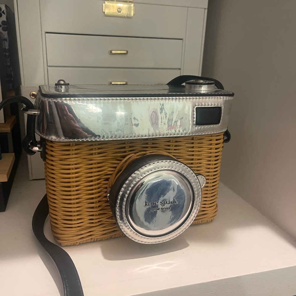 Kate Spade Wicker Camera Bag